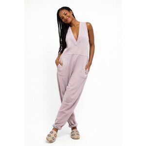 Free People Movement Harem Jumpsuit Lavender L